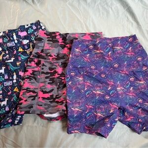 3 pair women’s liberte lifestyles workout shorts